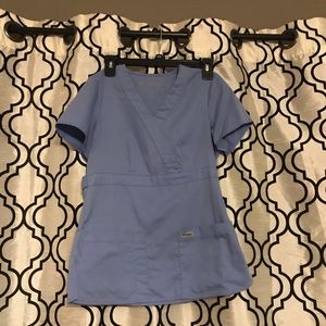 Grey’s Anatomy Ceil Blue Scrub Top